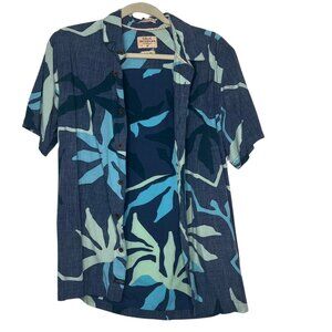 Men's Quiksilver Short Sleeve Floral Button Up